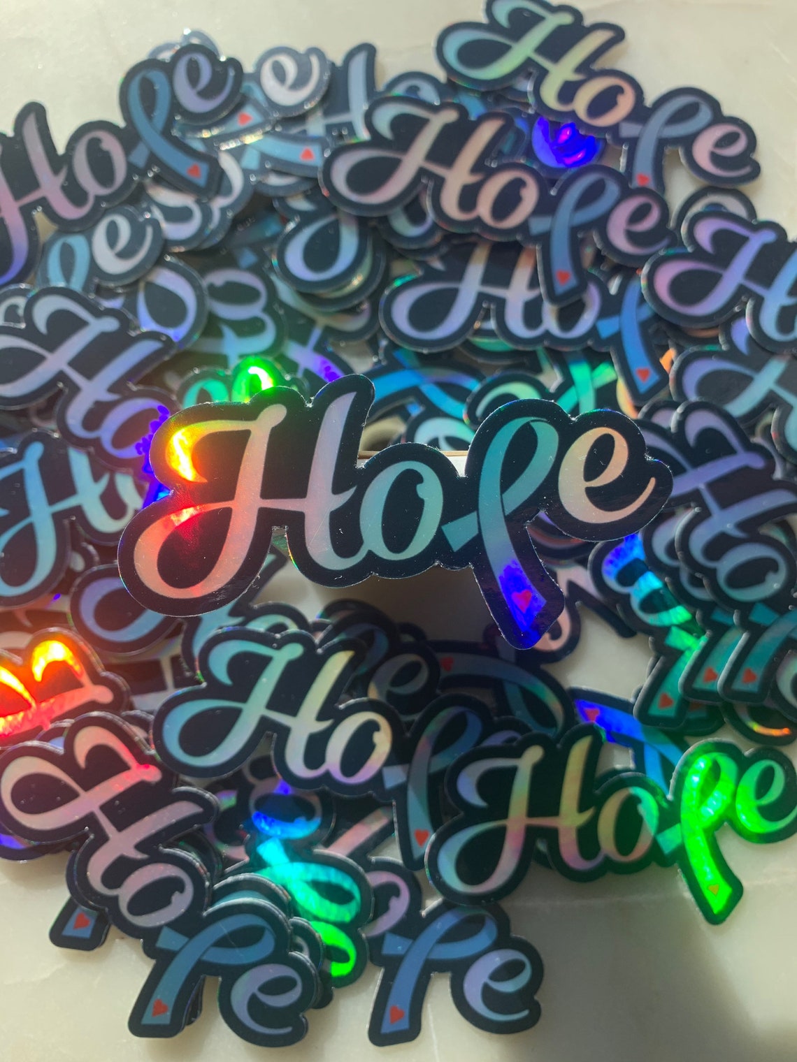 Hope Holographic Sticker | Etsy