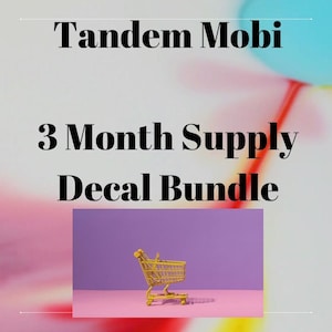 Tandem Mobi Decal- Bundle and Save 30%!