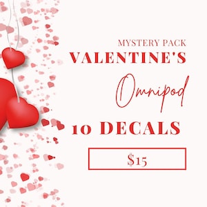 Valentine’s Day Omnipod Decal Monthly Mystery Pack