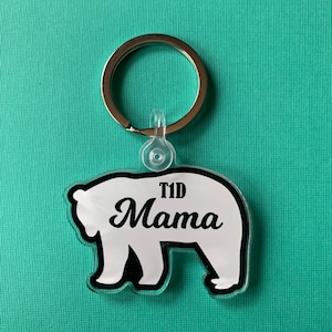 T1D Mama Bear Keychain
