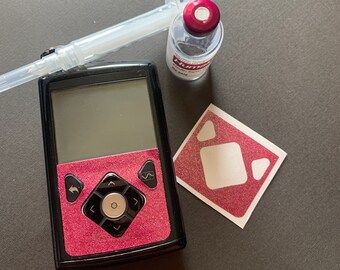 Pink Shimmer Medtronic Pump Decal Sticker