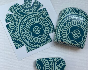 Jade Mandala Omnipod Decal Sticker