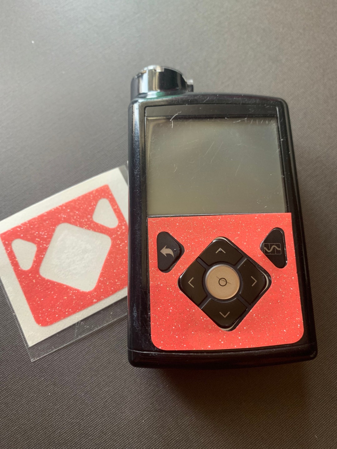 Coral Shimmer Medtronic Pump Decal Sticker - Etsy
