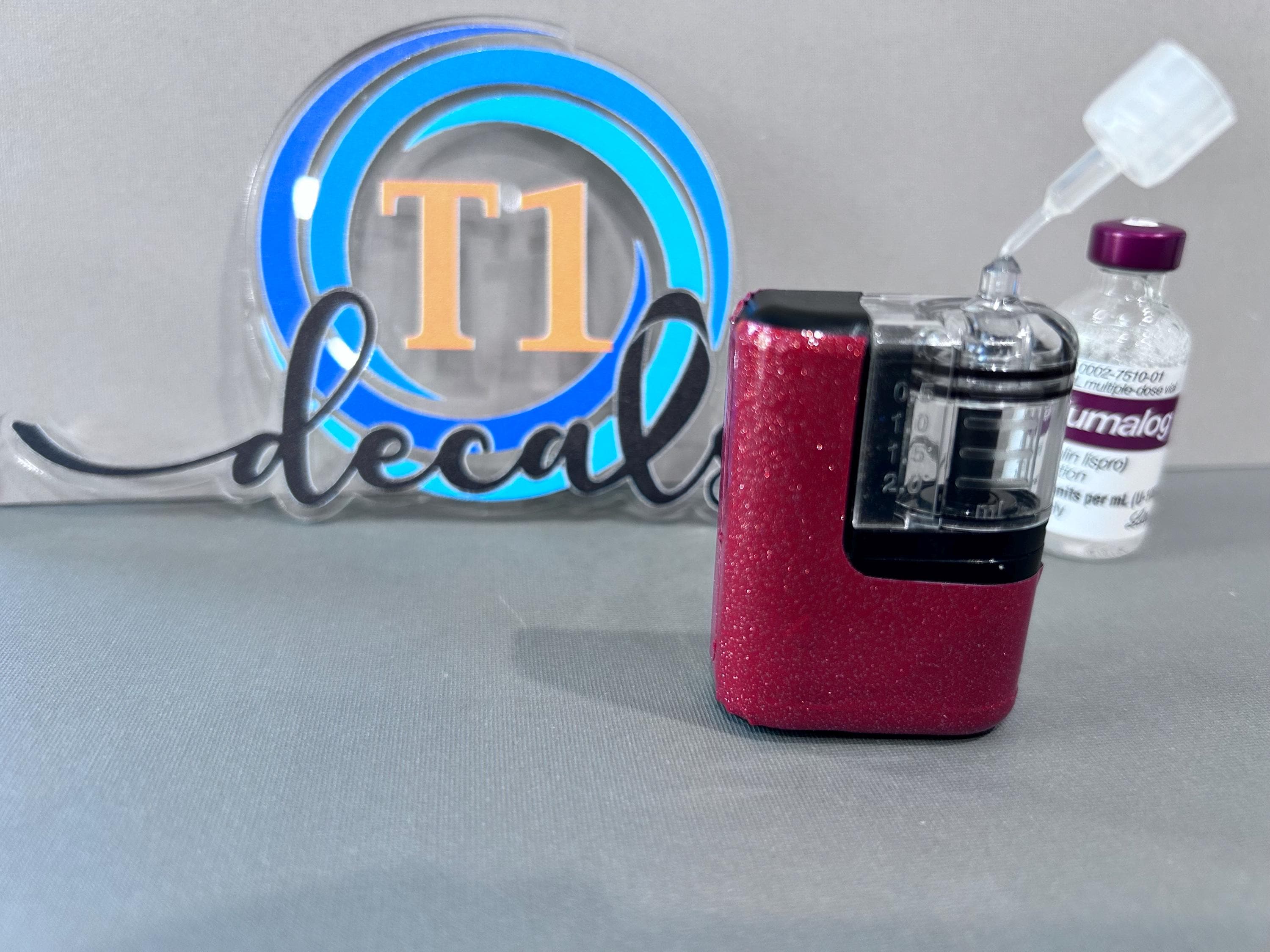 Red Shimmer Tandem Mobi Decal