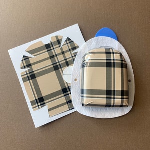 Elegant Plaid Omnipod Decal