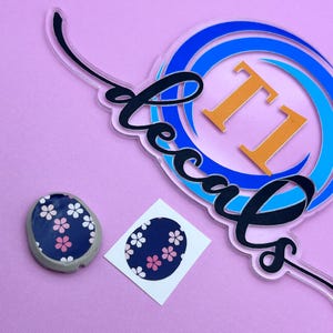 Falling Flowers Dexcom G7 Decal Sticker