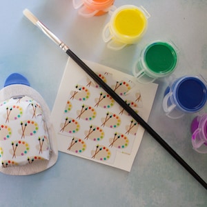 Painter’s Palette Omnipod Decal Sticker