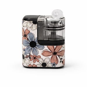 Sticker floral Tandem Mobi d'automne | Autocollant neutre confortable, pompe à fleurs, vinyle imperméable