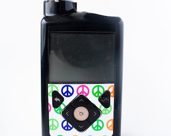 Colorful Peace Medtronic Pump Decal Sticker