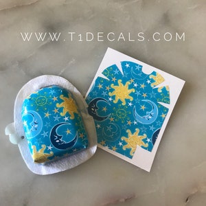 To the Moon Omnipod Decal