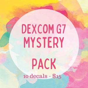 Dexcom G7 Decal sticker Mystery Pack