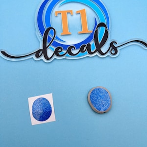 True Blue Shimmer Dexcom G7 Decal Sticker