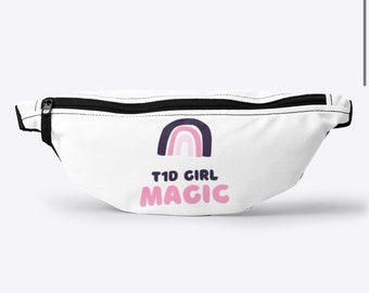 T1D Girl Magic Fanny Pack diabetes Supply