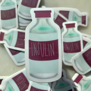 Insulin Vial Sticker- Fundraiser for T1international
