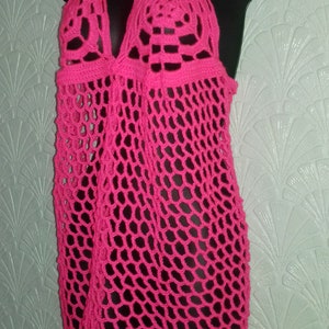 Handmade crochet beach dress