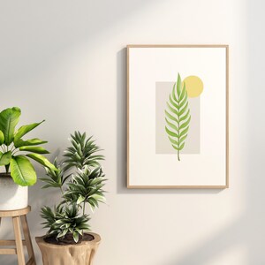 Bloem Art Print | Aquarelkunst | Botanische kunst | Boho-kunst | Downloadbare kunst | Afdrukbare kunst