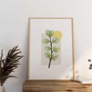 Flower Art Print | Watercolor Art | Botanical Art | Boho Art | Downloadable Art | Printable Art