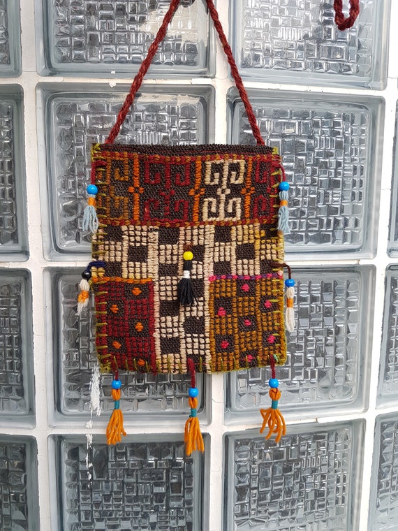 turkish kilim bag, vintage bag rug, bohemian bag, wool bag, bag women, crossbody bags, boho bag, antique bag, freeshipping