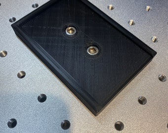 Aluminium visitekaartje jig voor fiberlaser 3D-printer STL Digitaal bestand