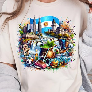 Argentina Tshirt Sublimation Design PNG, Buenos Aires Girls Trip 2025 Argentina Vacation South America Bachelorette Shirt Png Design