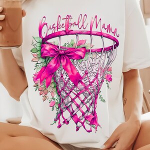 Basketball Png, Basketball Mom Png, Basketball Game Day Png, Basketball Mama Png Sublimation, Retro Basketball Glitter Png Shirt Design