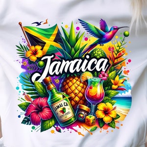Jamaica Tshirt Sublimation PNG Jamaica Trip 2026 Jamaica Vacation 2026 Girls Trip Jamaica Summer Vacation Tshirt Jamaica Flag Jamaica Gift