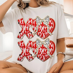 XoXo Png, Valentijnsdag sublimatie Png, Minnaar Png, Pailletten Glitter Sublimatie Design, Cupido PNG, Retro Valentine Png Instant Download PNG