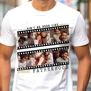 Es gibt keine Kapuze wie die Vaterschaft PNG | Personalisiertes T-Shirt-Design zum Vatertag | Individuelles Fotogeschenk für Papa | Sublimations-Download