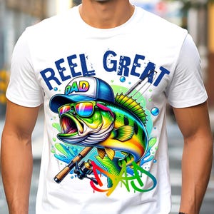 Reel Great Dad Png, Sublimation Design, Cooles Vatertag Png, Angeln Png, TShirt Design, Sweatshirt Png, Sofort Digital Download Png, DTF