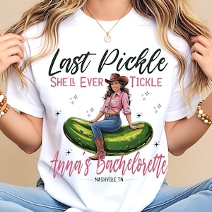 Último pepinillo PNG divertido clipart de despedida de soltera vaquera novia sublimación gráfico de despedida de soltera occidental despedida de soltera camiseta