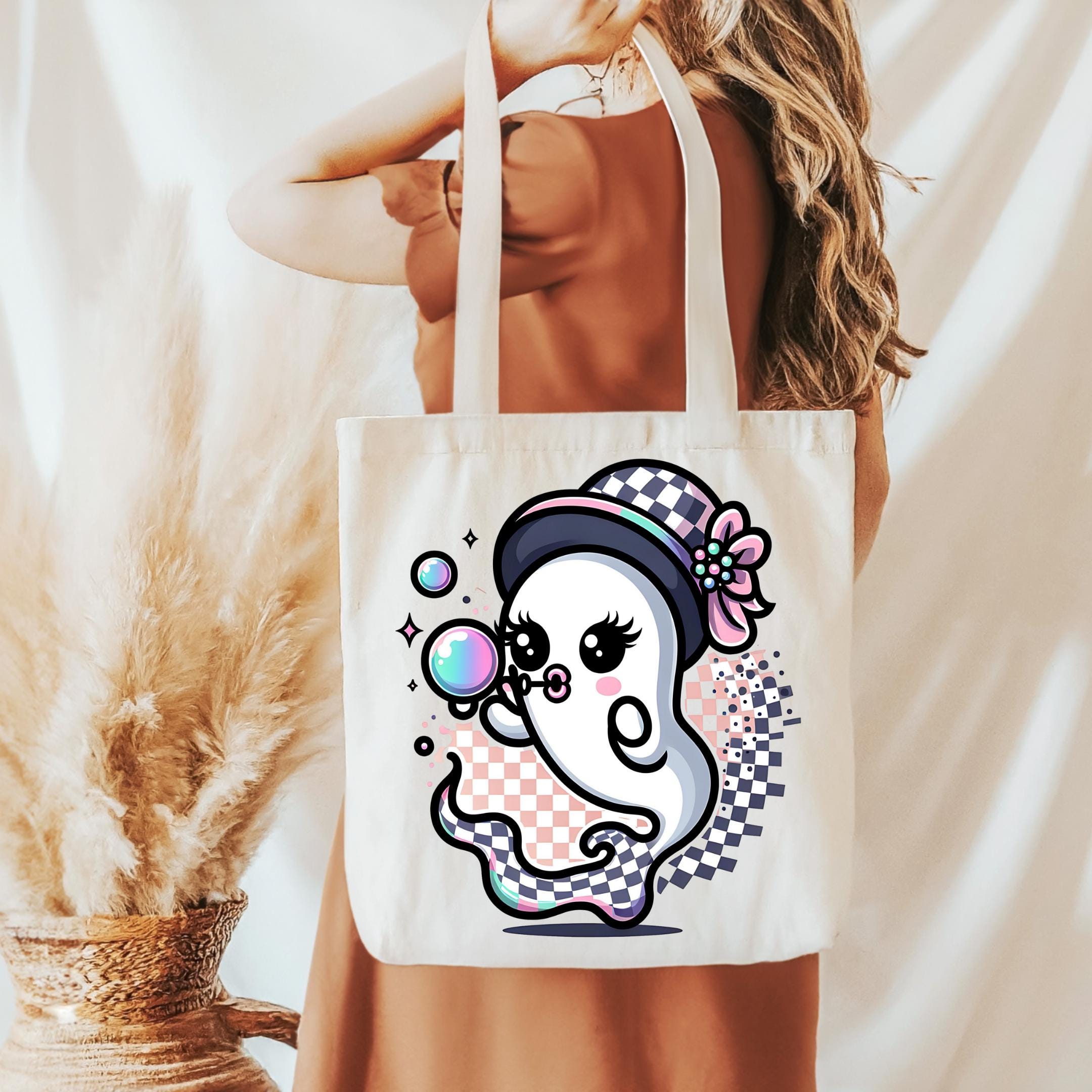 Cute Girly Ghost Blowing Bubble PNG Cute Ghost Fall Shirt Sublimation ...