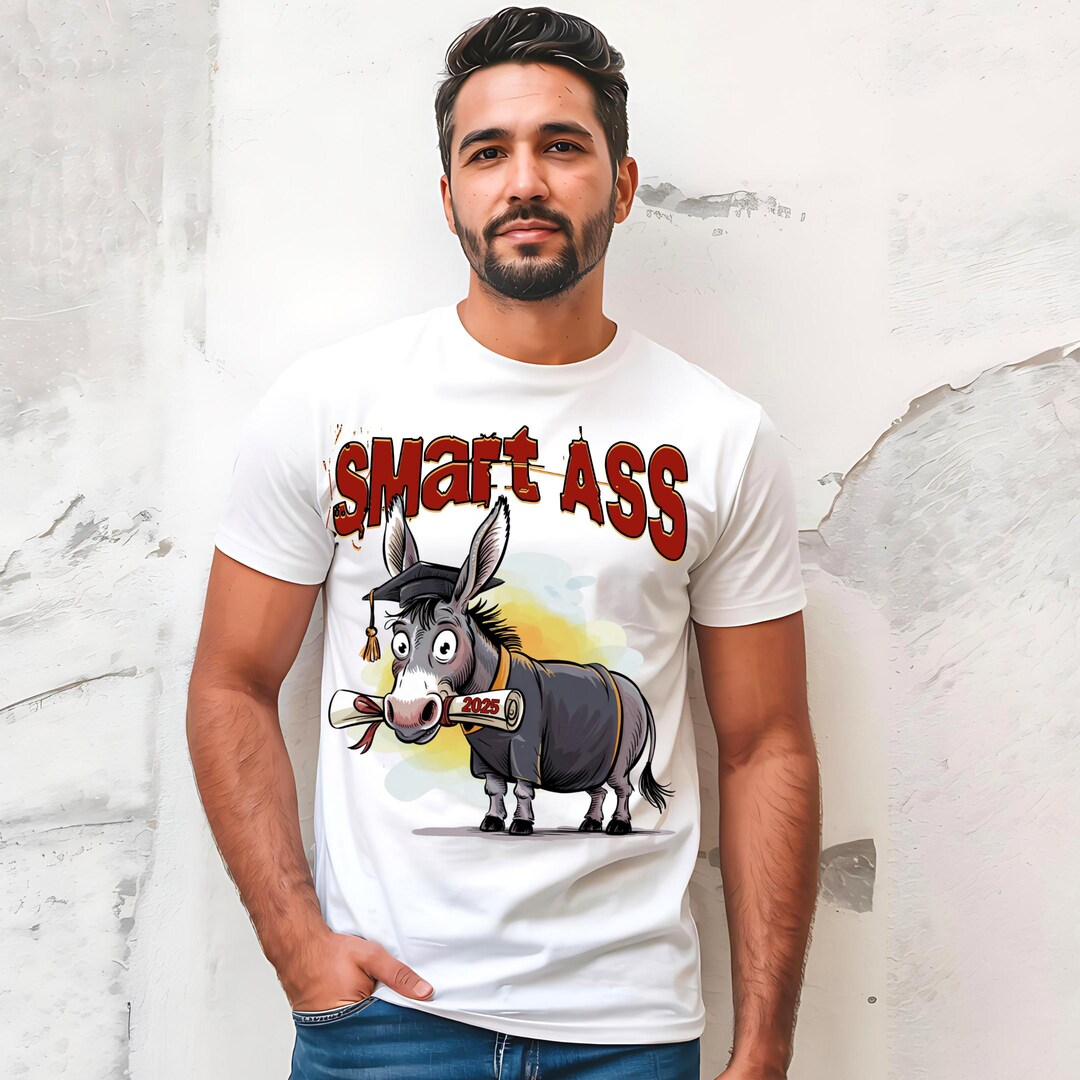 Funny Smart Ass Graduation PNG 2026 | Donkey Graduate Sublimation ...