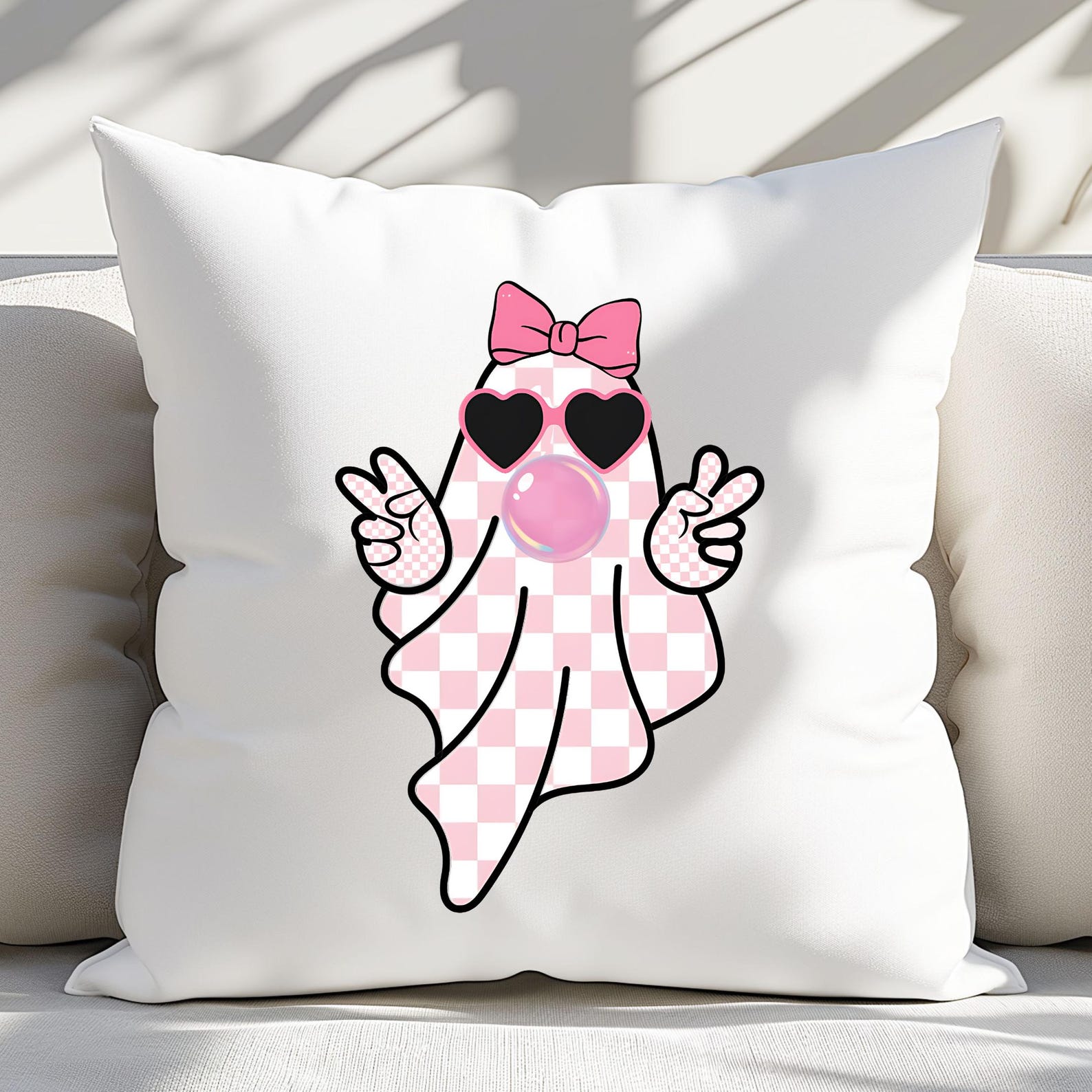 Girly Ghost Blowing Bubble Bundle PNG Cute Ghost Fall Shirt Sublimation ...