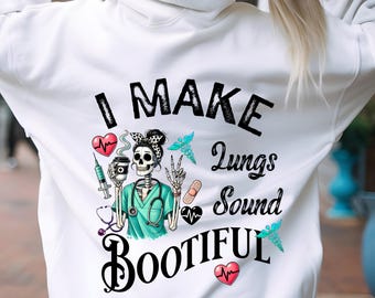 Respiratory Therapist Halloween PNG Funny Respiratory Therapist Shirt Rt Rrt T-Shirt Nicu Picu ICU Rn Pulmonary Nurse Ghost Lungs Bootiful
