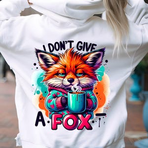 I don't Give Fox Fuck You This Much Digital Image PNG JPG Fox Funny Download Print Cut Sublimate Mugs Bumper Stickers Sarcastic File Finger
