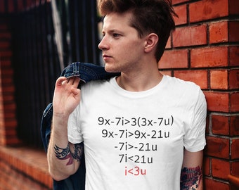 Nerdy Love Tshirt / Math Unisex shirt