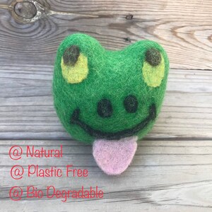 Geico Head Dog Toy | New Puppy Gift | Felted Dog Toy | Durable Dog Toy | Dog Ball Toy | Pet Gifts | Handmade Natural | Plastic Free Dog Toy