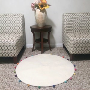 100% Natural Beautiful Felt rug, Felt carpet, Felted wool ball,Felt Rug Mat, Floor Rug, Felt carpet soft wool, Custom Felt Carpet