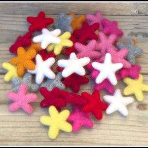 Felt Star |  Wholesale | Star Wool Felt Pompoms Wholesale | DIY Felt Star | Garland | Wool Felt Star