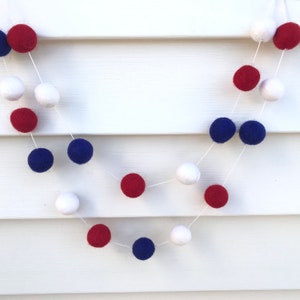 Express Shipping Form USA | Red Blue white Garland - Nursery Decor, Baby Shower Decorations, Room Decor, Birthday party, Independent Day