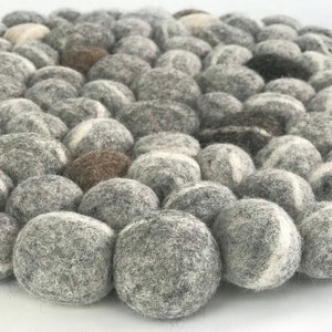 Free Ship 100% Natural Felt stone rug, Felt carpet, Felted wool stone Rug Bath Mat, Floor Rug, Felt carpet soft pebble,Custom Felted Carpet