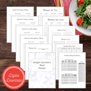 Meal Planner, Weight Watchers, Recipes, Weight Watchers Meal Planner