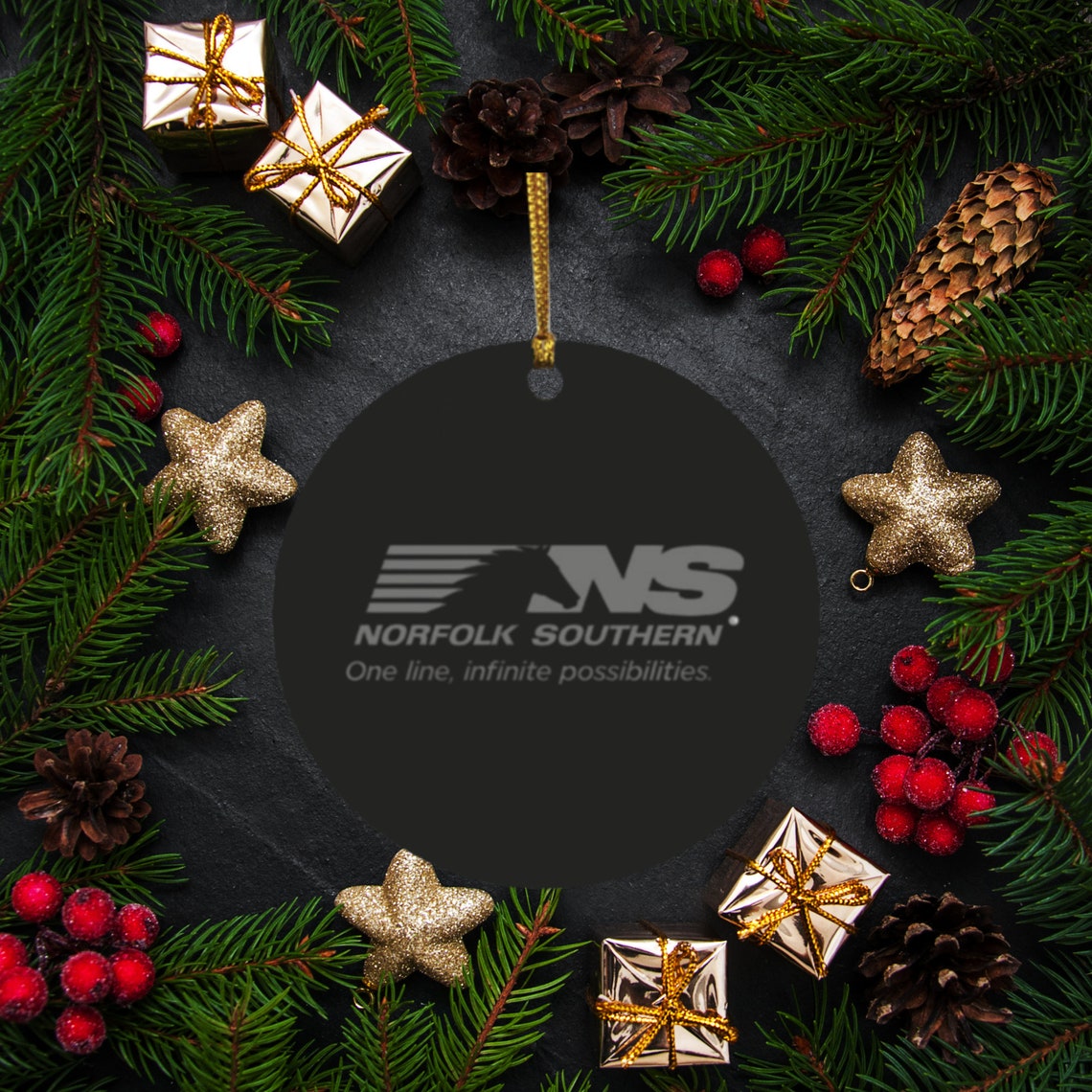 Norfolk Southern One Line Infinite Possibilities Christmas Etsy