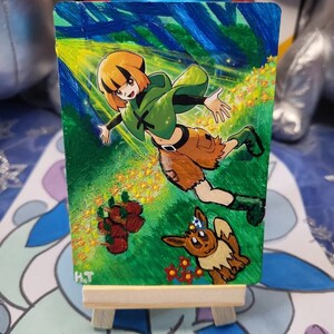 Carte de dresseur modifiée peinte à la main GARDENIAS VIGOR 143/189 Pokemon Card Sword & Shield Astral Raidience set
