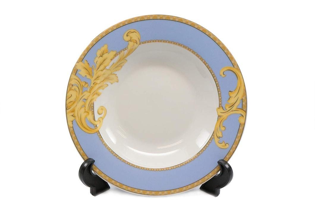 Fine China Dinnerware Set Plates Porcelain Blue Vintage Etsy