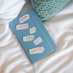 Words Sticker Pack | Waterproof | Christian handmade sticker