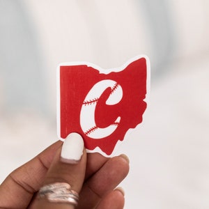 Ohio C Baseball Waterproof Sticker