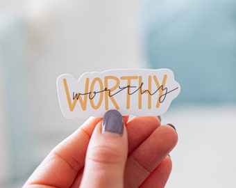 Adhesivo digno / Impermeable / Adhesivo cristiano hecho a mano