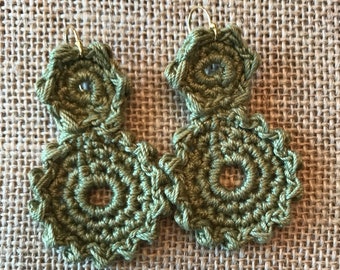 Crochet Statement Earrings