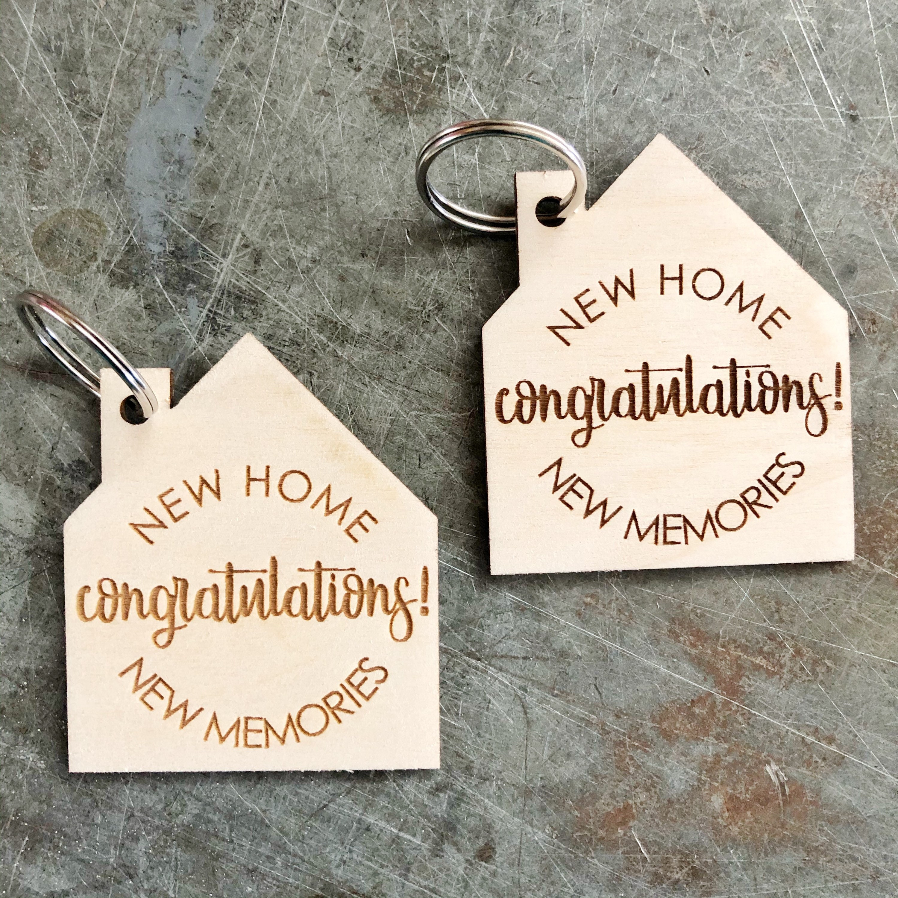 Realtor Closing Keychain Real Estate House Shaped Keyring Etsy